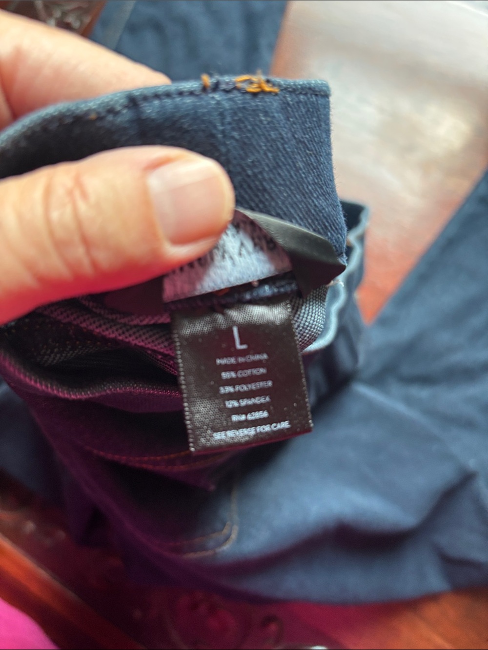 Simply Vera Vera Wang Dark Indigo Jeggings - Picture 5 of 5
